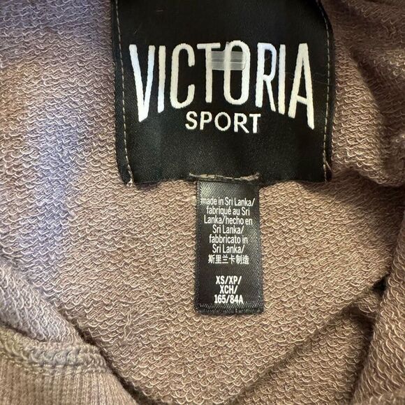 Victoria’s Secret Sport (XS) Mauve Sleeveless Hoodie Muscle Tank - Picture 7 of 10
